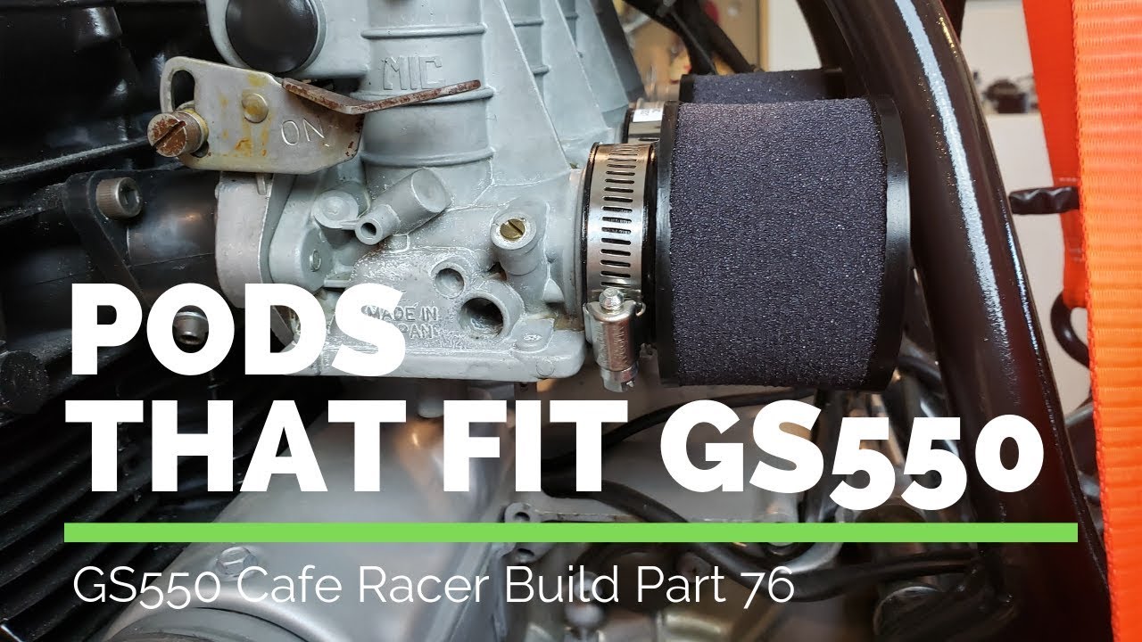 Pod Filters For GS550 - Custom Cafe Racer Build (Part 76)