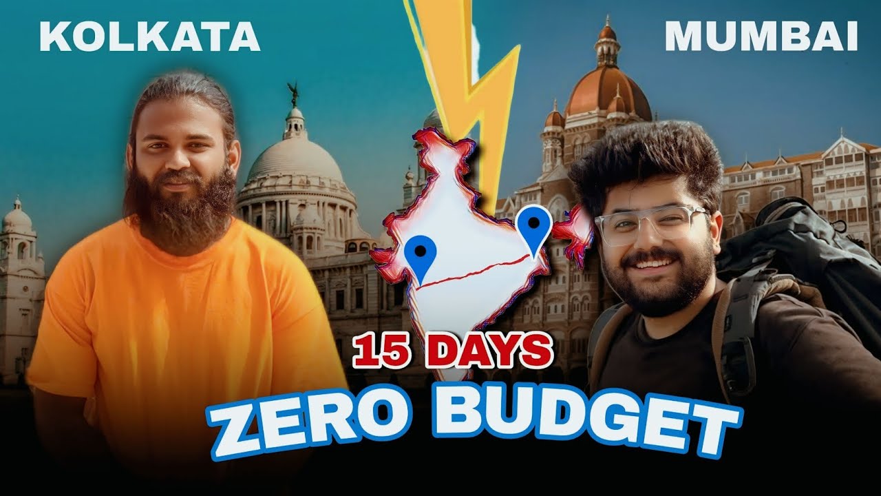 I am going across India's Heartland for Free ( Kolkata to Mumbai ) Day 01 - Sapne Se Safar Tak 
