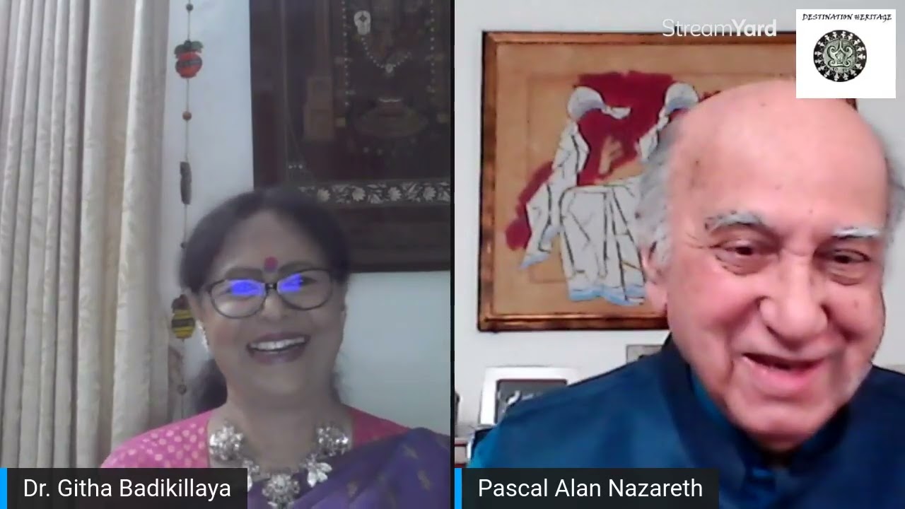 Dr. Githa in conversation with Former Ambassador Mr. Pascal Alan Nazareth