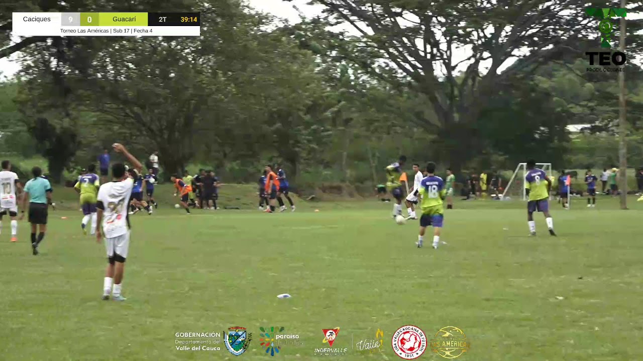 Caciques Centenario VS Racing Guacar&iacute; I Torneo Las Am&eacute;ricas | Sub 17 | Fecha 4