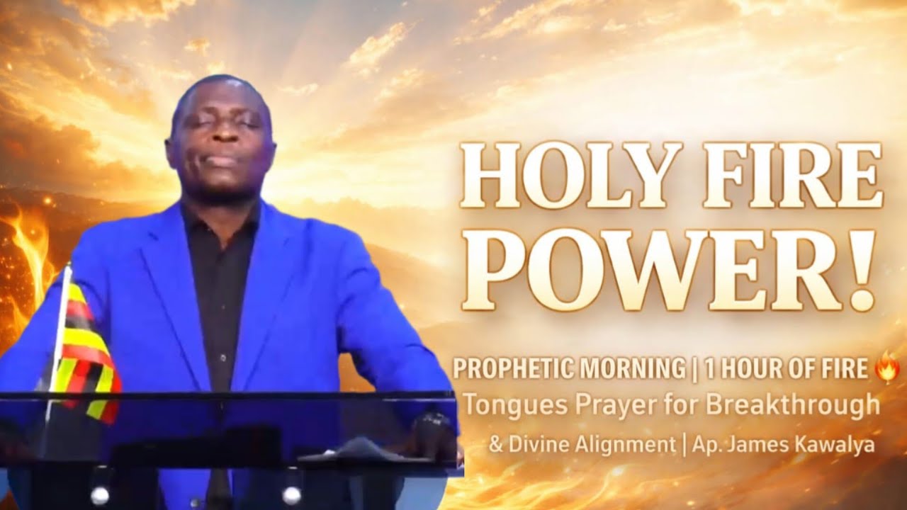 PROPHETIC MORNING | 1 HOUR OF FIRE  Tongues Prayer for Breakthrough & Divine Alignment | Ap. James 