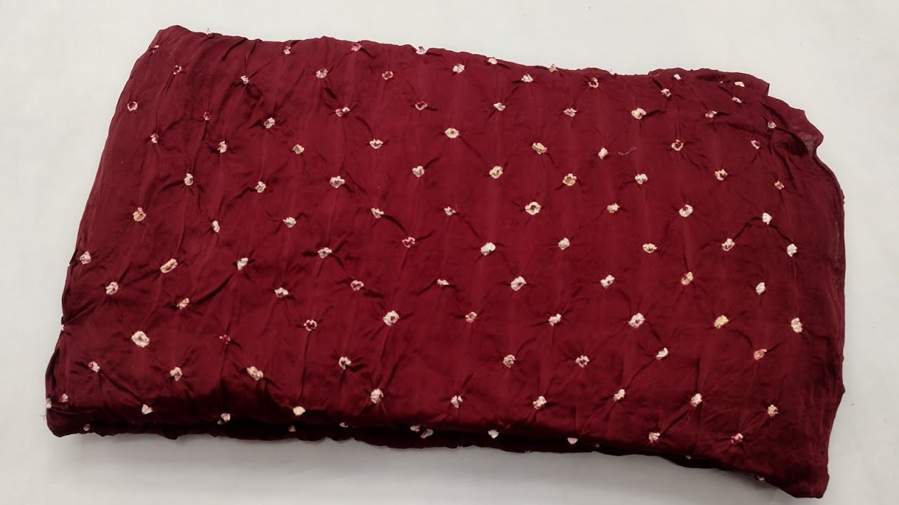 #original bandhani saree #gajjisilk #bandhanisaree ओरिजनल गज्जि सिल्क बांधनी साडी। #trendingsarees