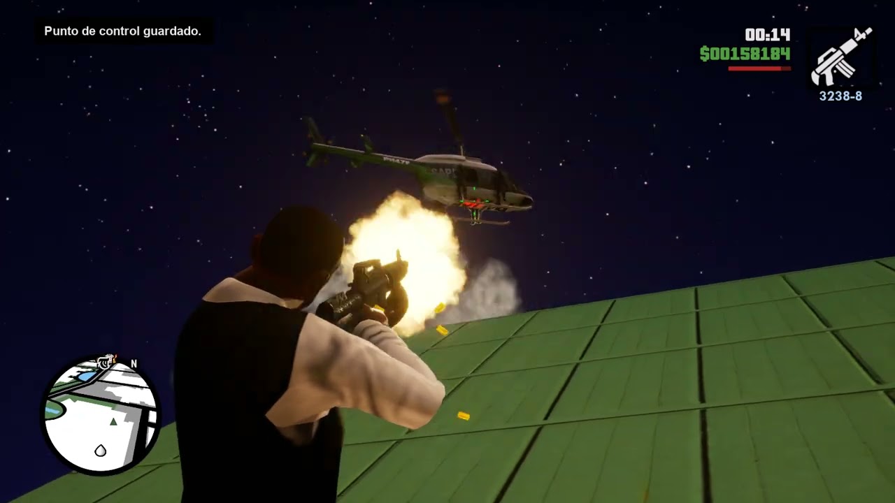 Grand Theft Auto: San Andreas – The Definitive Edition : Breaking the bank at caligura´s con avion