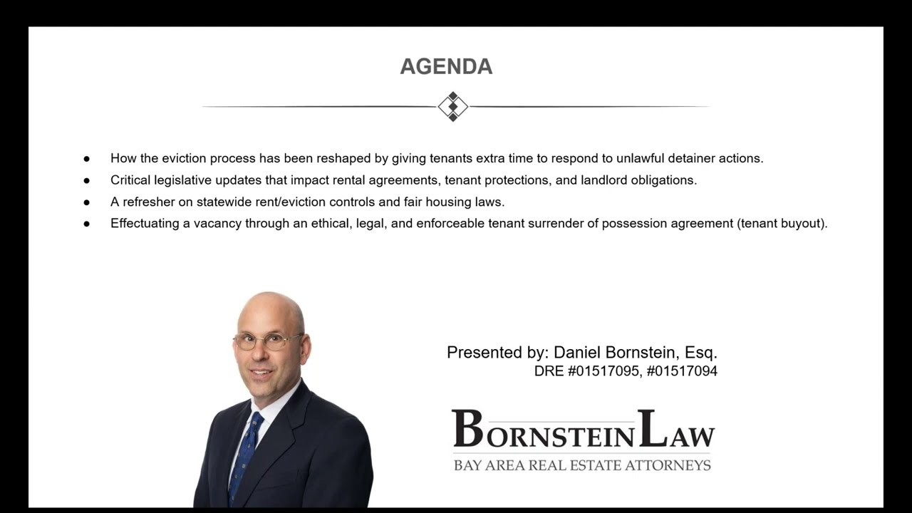 Legal Literacy for Landlords with Attorney  Daniel Bornstein