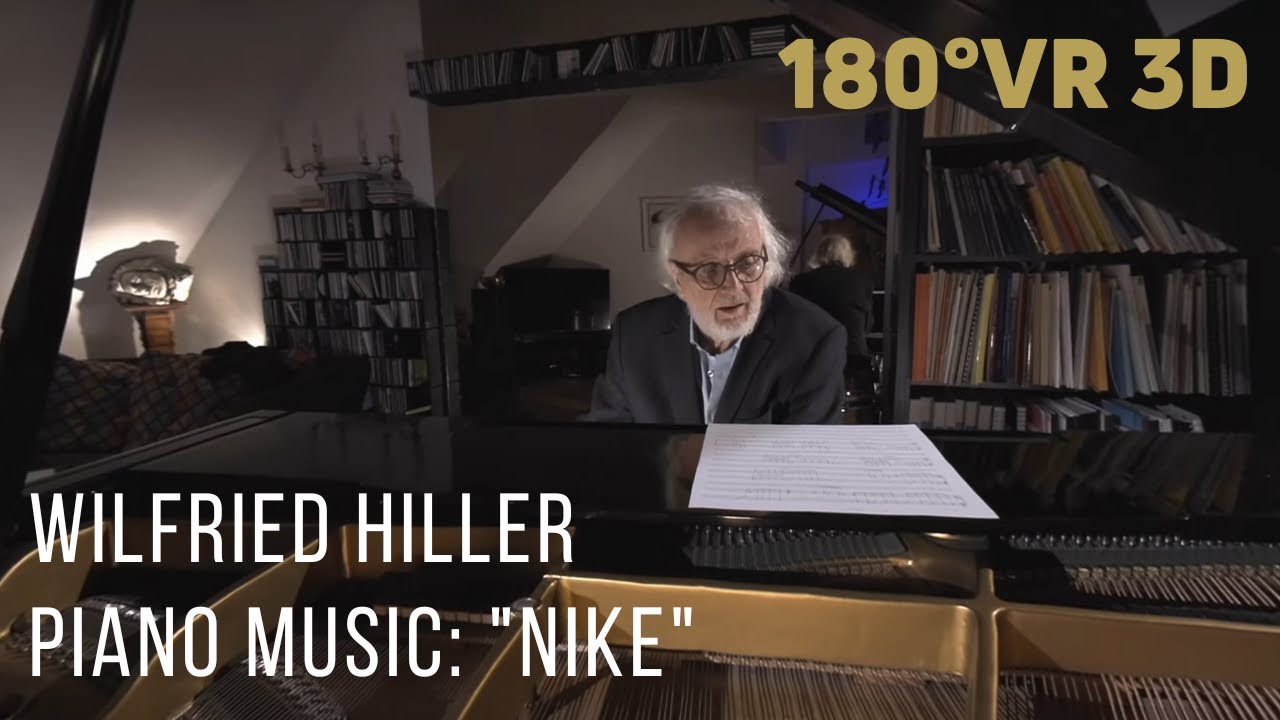 VR 180° 3D Video: Wilfried Hiller Piano Music - 