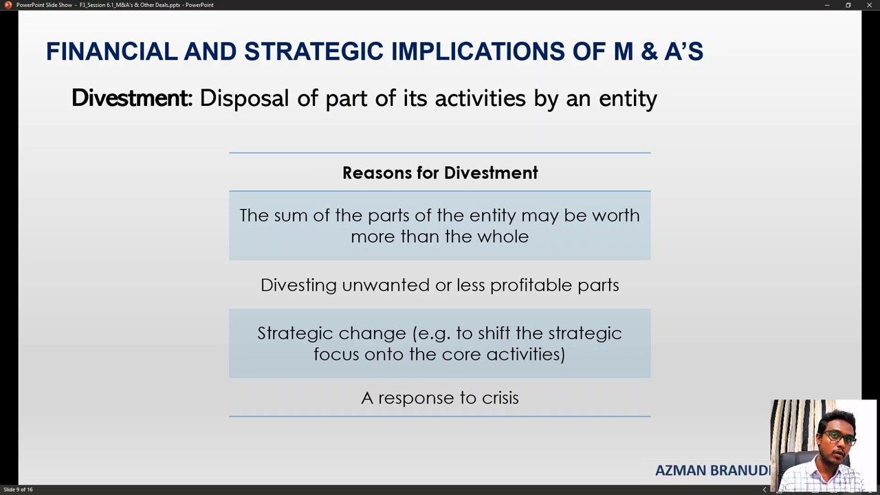 Mergers & Acquisitions Theory | Modern Business Concepts | CIMA F3 Revision & ACCA P4 Revision