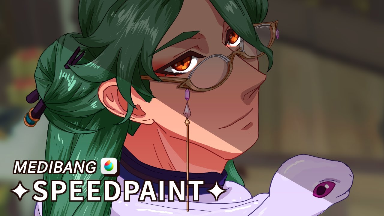 Baizhu - Genshin Impact // Digital Speedpaint