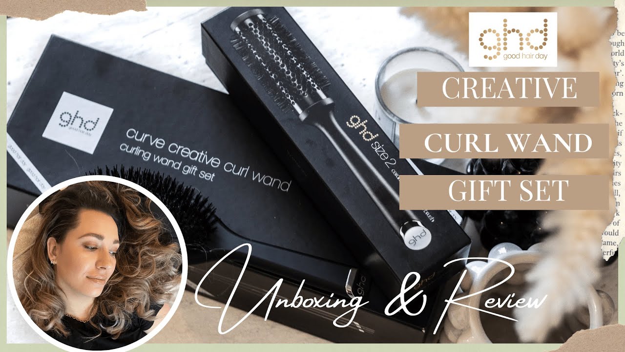A video review of the GHD Curve Creative Curl Wand Gift Set, giving pros and cons
