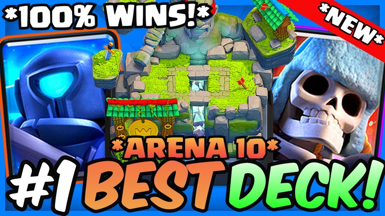 *NEW* #1 BEST DECK FOR ARENA 10 IN CLASH ROYALE!