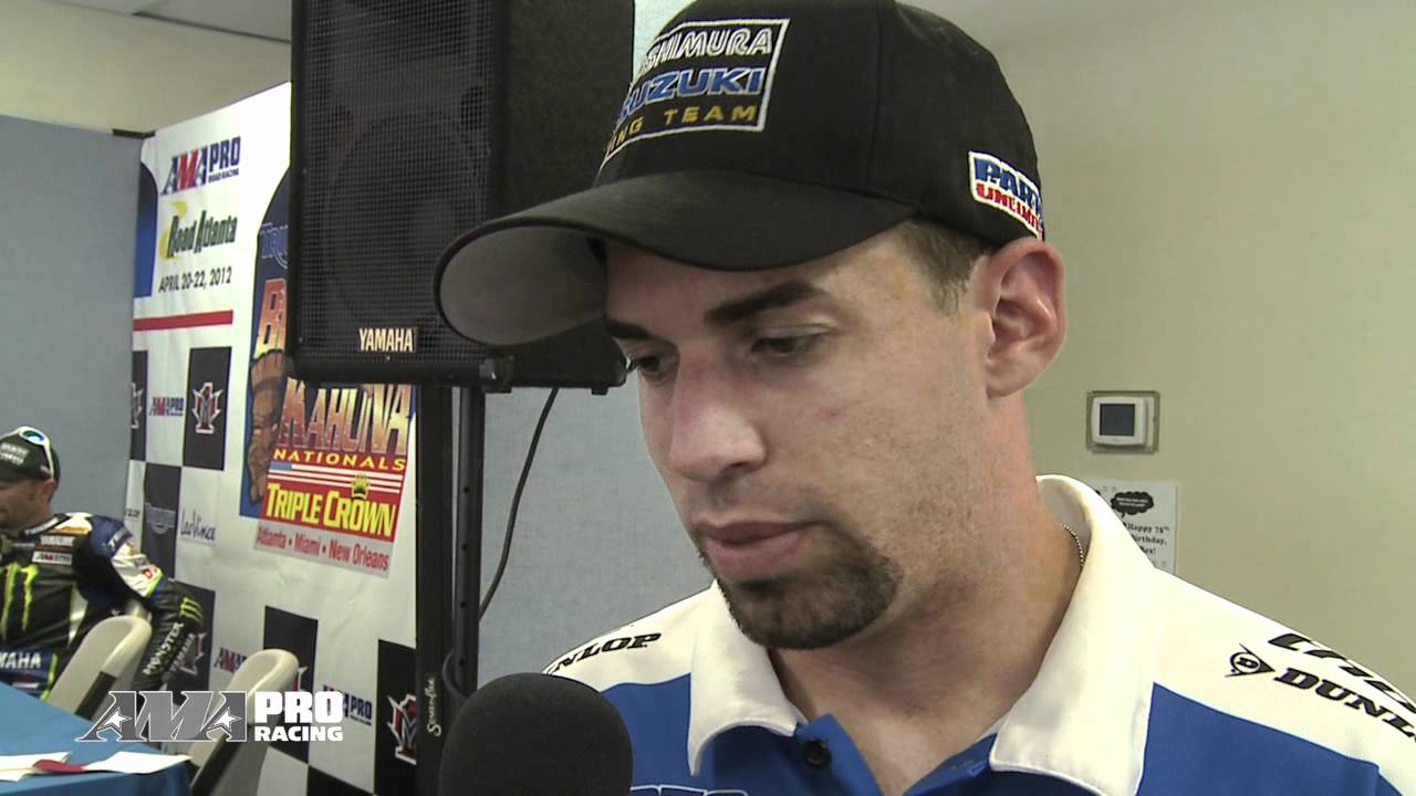 Blake Young Discusses Crash During SuperBike Race 1 at Road Atlanta
