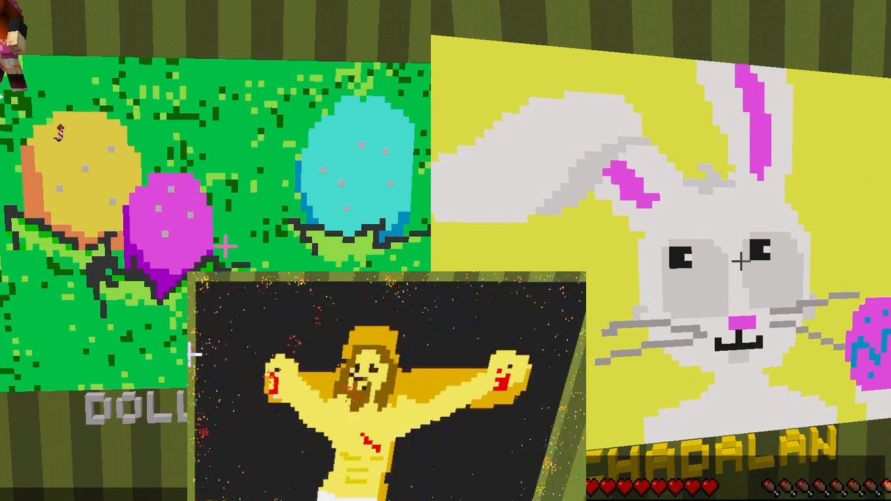 Minecraft / Pixel Painters / Happy Easter! / Gamer Chad Plays