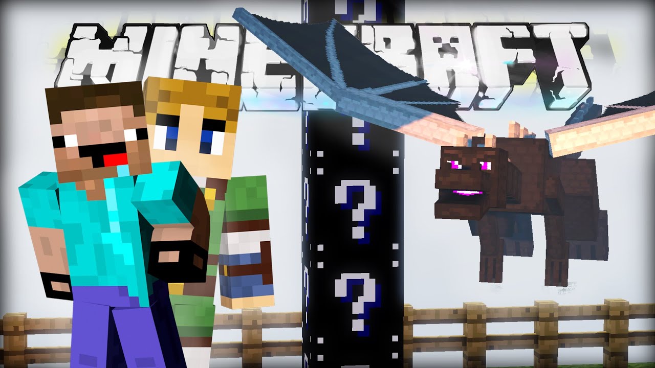 Minecraft BLACK LUCKY BLOCKS - DRACHE ZERSTÖRT BLÖCKE!