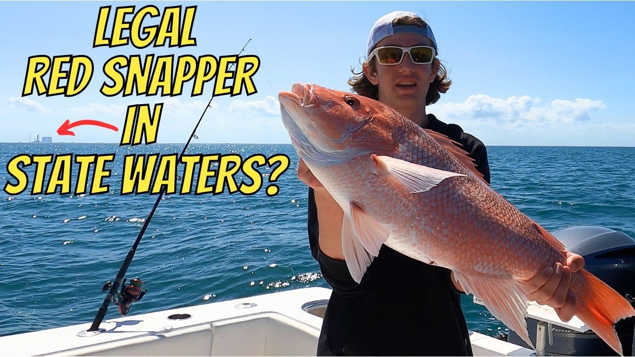 Catching LEGAL RED SNAPPER In State Waters-  Finding Spots Within 3 Nautical Miles Of Shore!