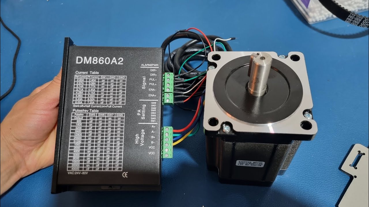 شرح درايف المحركات الخطوية - DM860A2 -