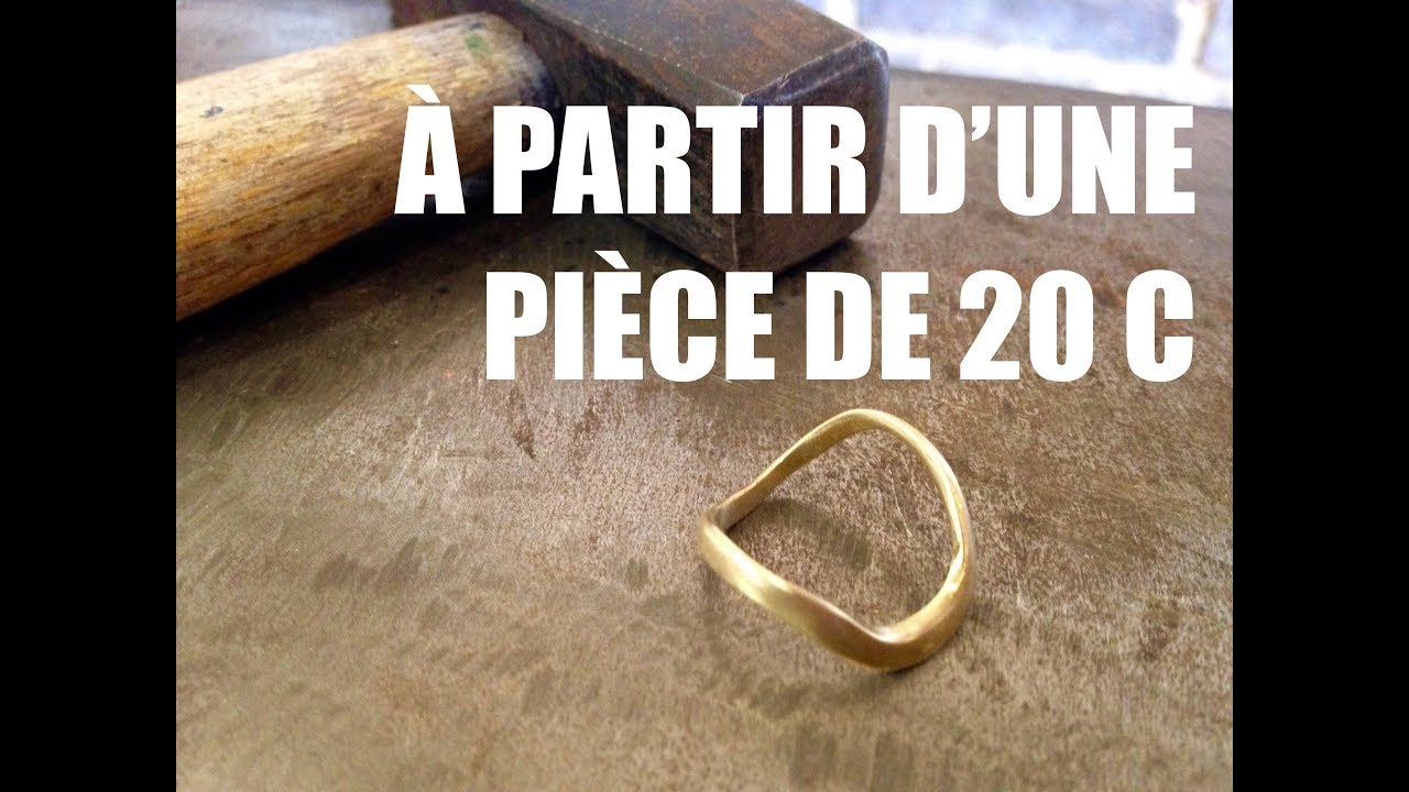 FABRIQUER UNE BAGUE &Agrave; PARTIR D'UNE PI&Egrave;CE DE 20 CENTIMES