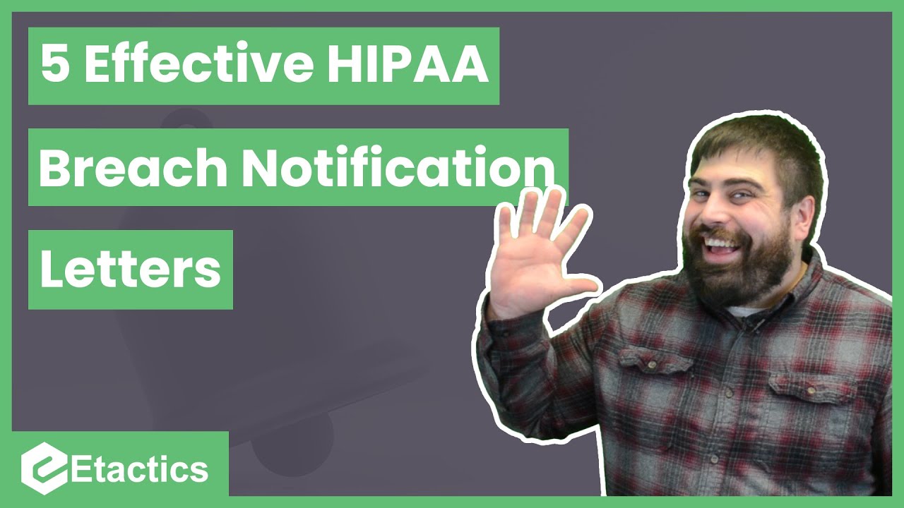 5 Examples of Effective HIPAA Breach Notification Letters