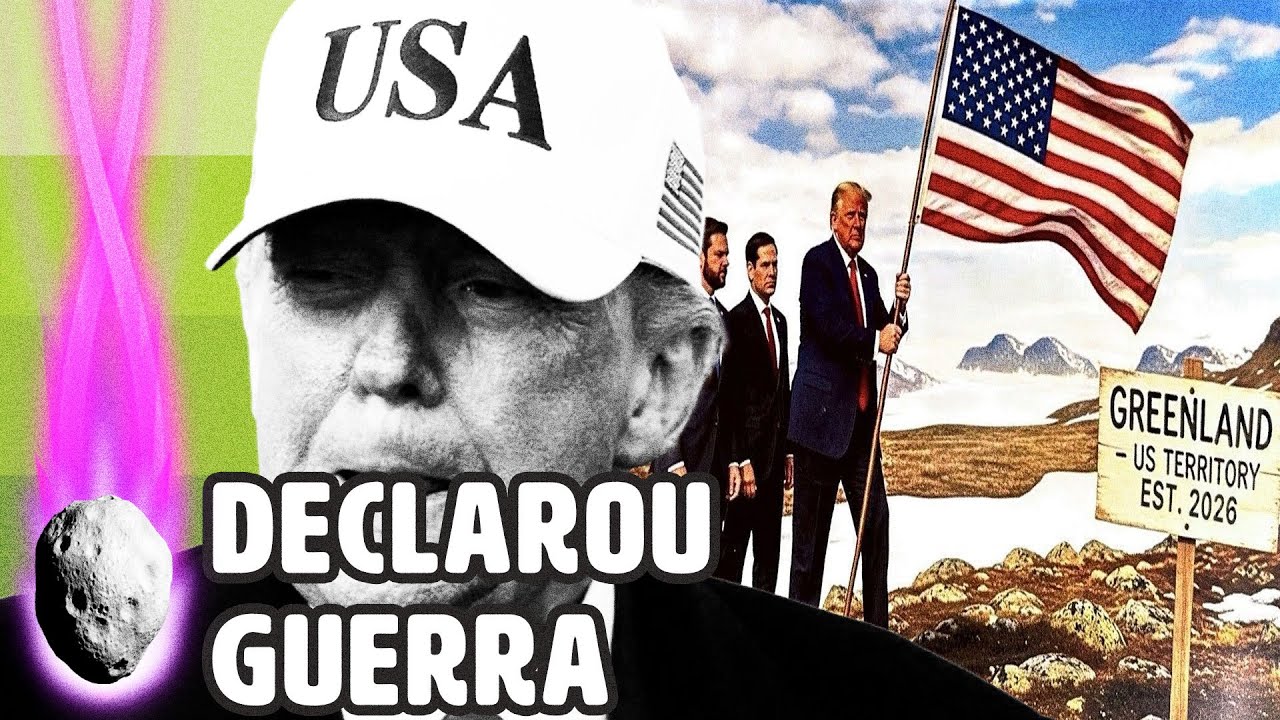 TRUMP POSTA IMAGEM DE IA “ANEXANDO” A GROENLÂNDIA E AMENTA TENSÃO INTERNACIONAL | PLANTÃO