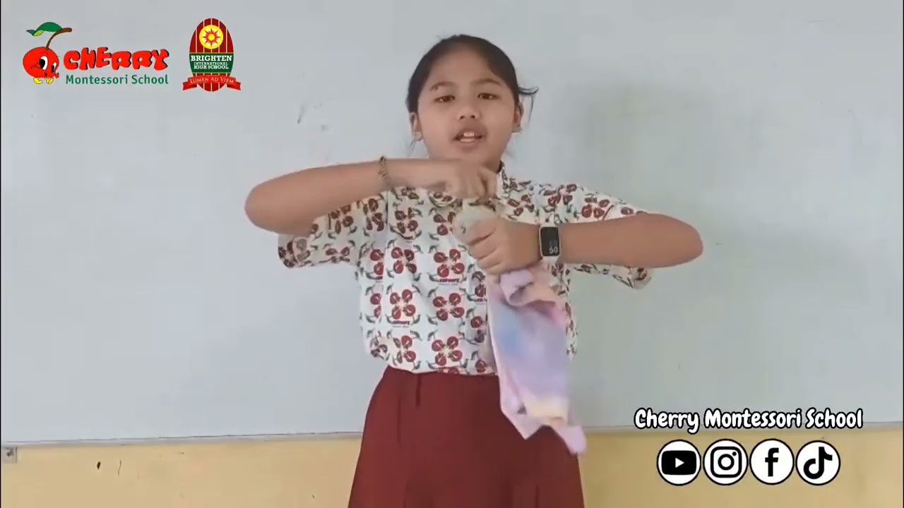 SD Cherry Montessori School - Creating Patterns Through Dyeing. #kotabekasi 