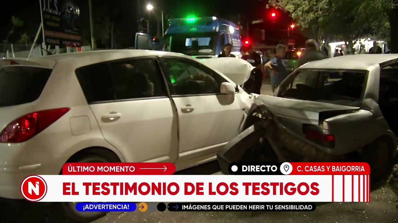 Fuerte choque en cadena con tres vehículos involucrados | TELEFE ROSARIO