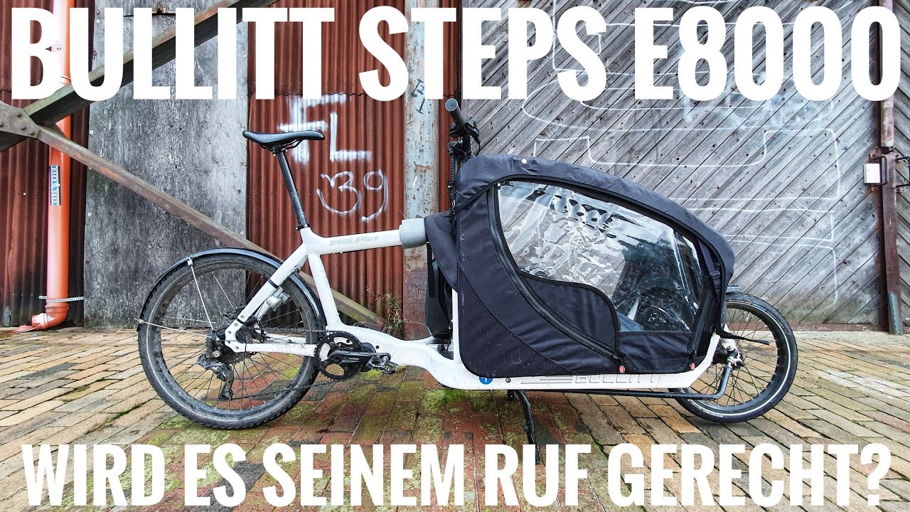 2019 Larry vs. Harry Bullitt Steps E8000 Test - schnittiger und moderner Lastenrad-Klassiker