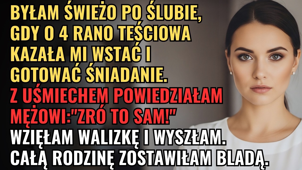 Świeżo Po Ślubie O 4 Rano Teściowa Waliła W Drzwi Żebym Gotowała😡Powiedziałam Mężowi 