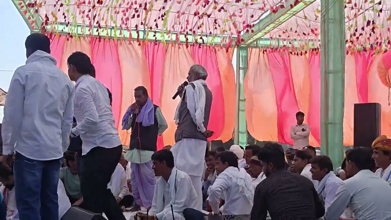 गायक कलाकार स्वर्गीय श्री मूलीराम जी भैपर की मूर्ति स्थापना समारोह में मीणा गीत meenawati song 