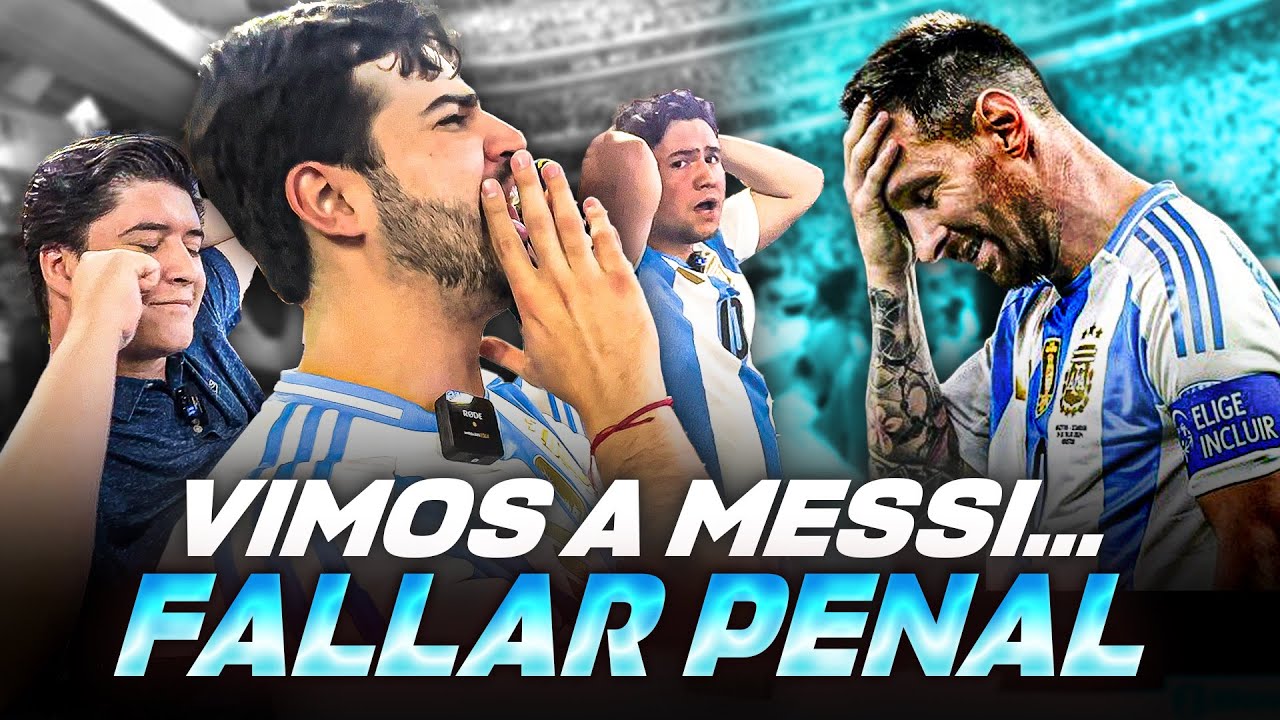 VIMOS A MESSI... FALLAR UN PENAL EN VIVO // ARGENTINA VS ECUADOR COPA AMÉRICA CUARTOS DE FINAL