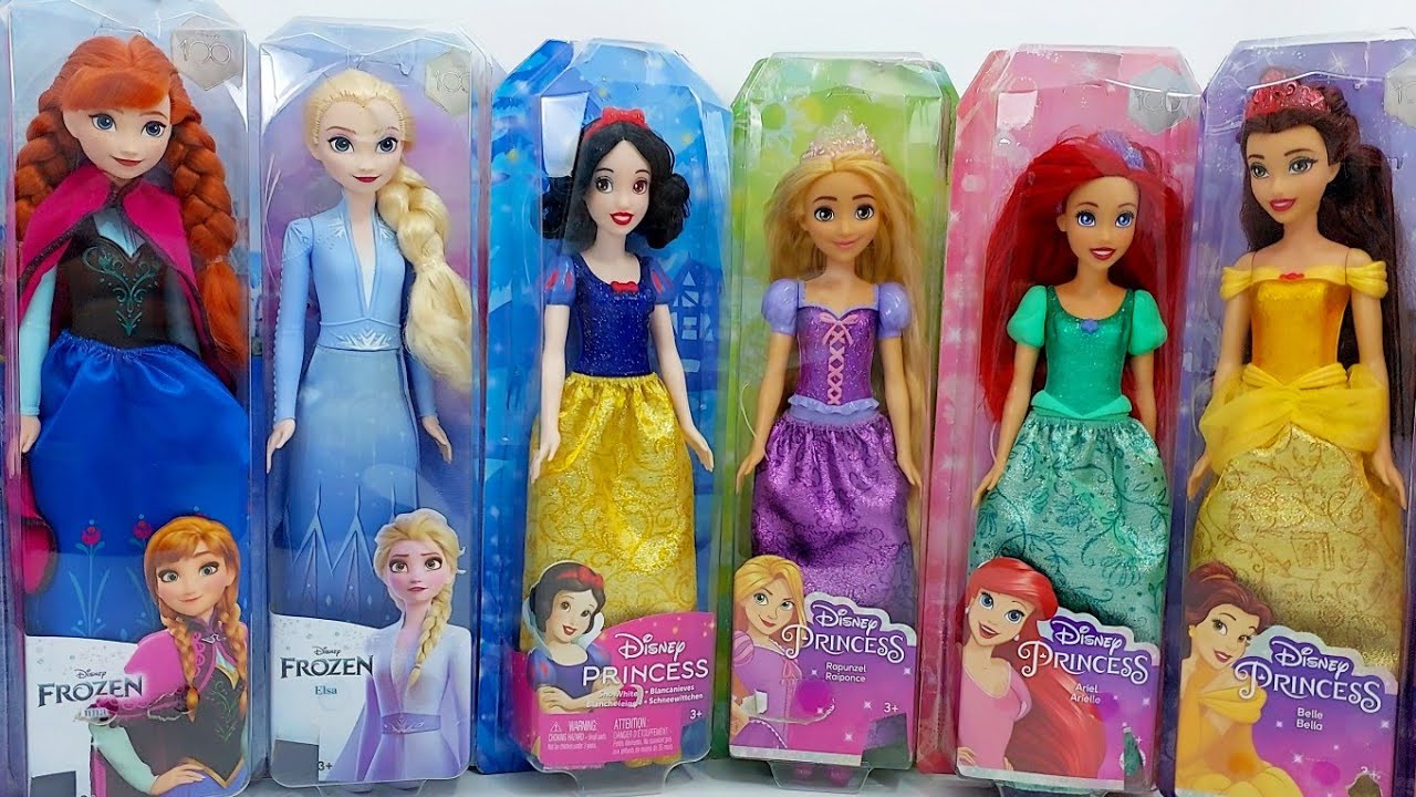 Mattel Disney Princesses Dress up Ariel, Rapunzel, Belle, Tiana, Sindirella, Mulan DIY