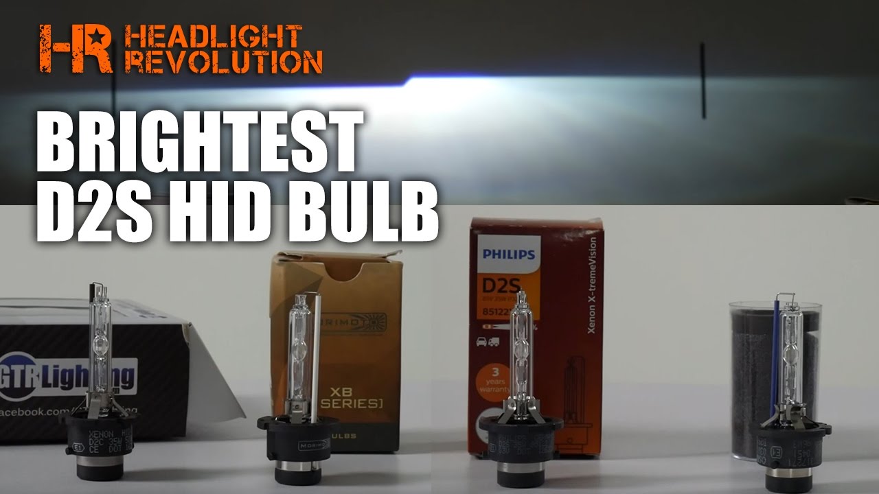 Какая лампа D2S HID самая яркая? Morimoto, GTR Lighting, Osram CBI или Philips Xtreme?