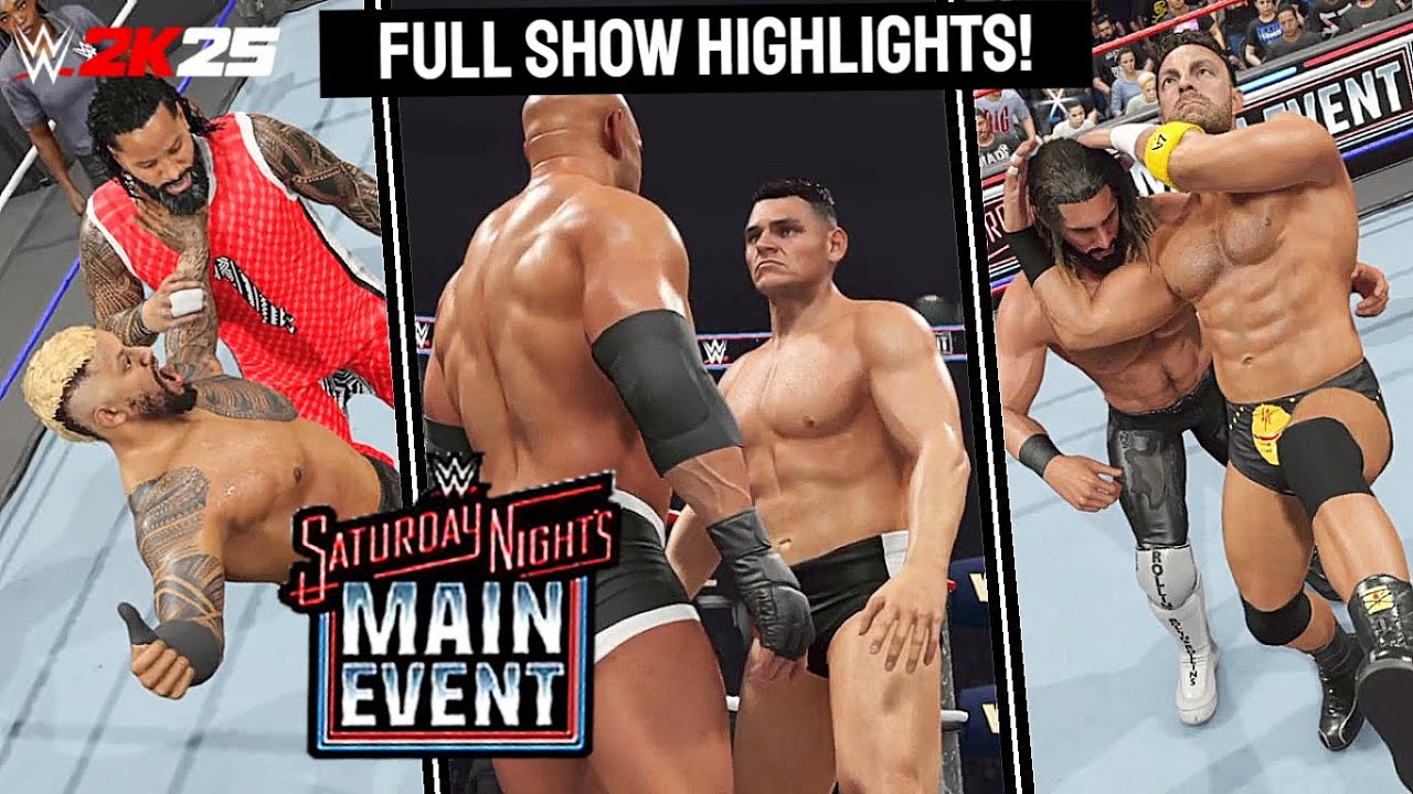 WWE 2K25: Saturday Night's Main Event 2025 Full Show Prediction Highlights!