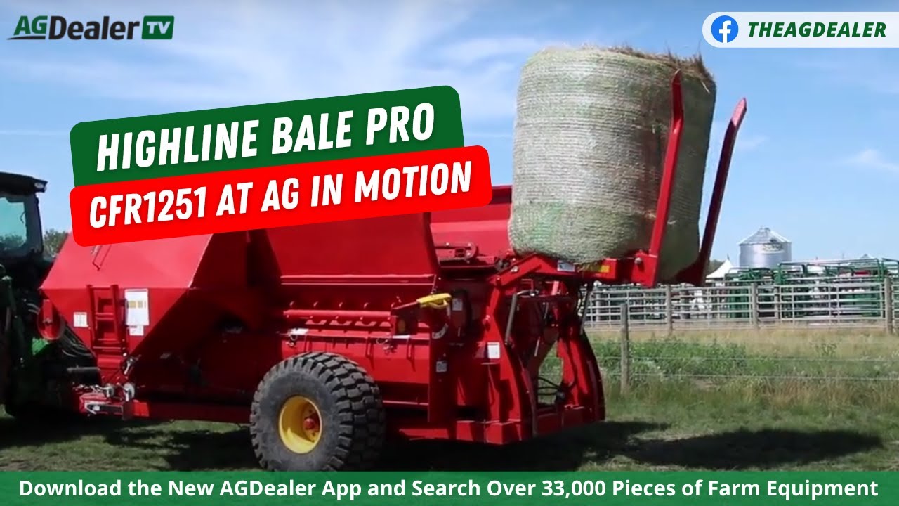 Highline Bale Pro CFR1251 with John Maltman & Scott Garvey at Ag in Motion, Langham, SK - AGDealerTV