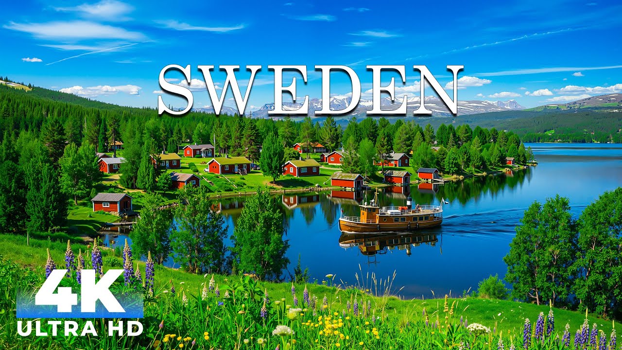Sweden in 4K | Majestic Forests, Tranquil Lakes & Peaceful Scandinavian Ambience