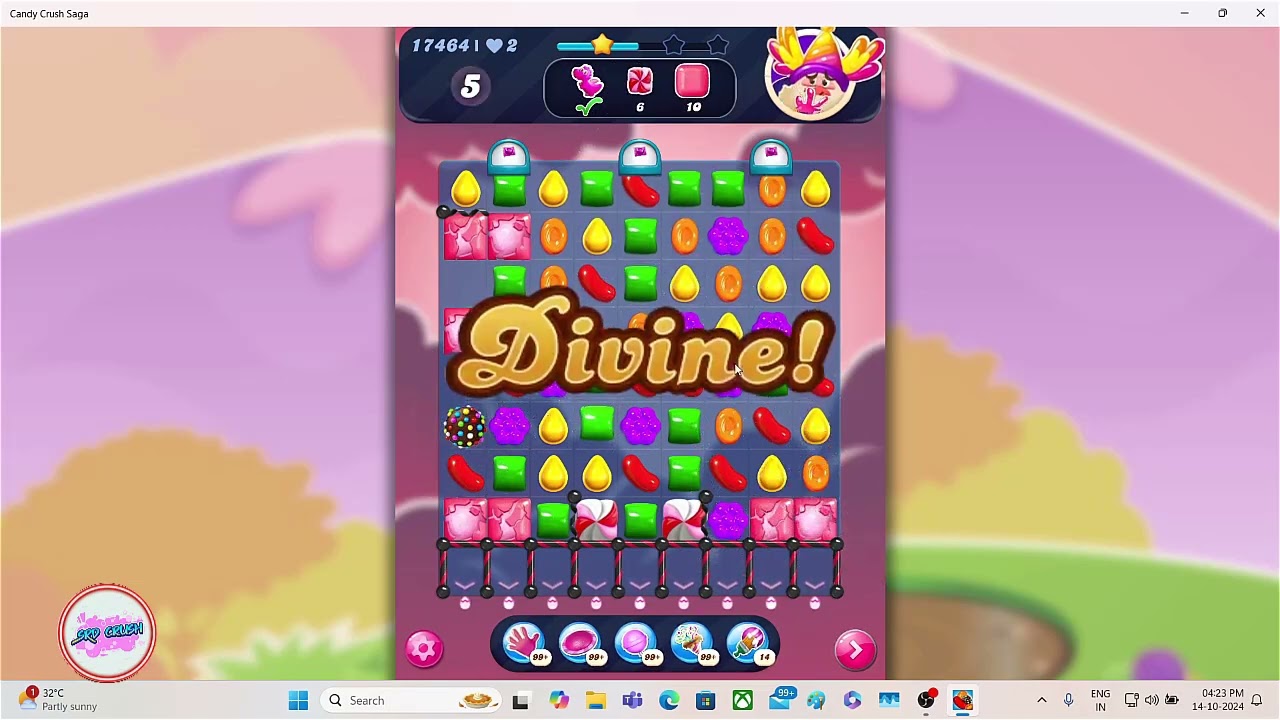 Candy Crush Saga Level 17464