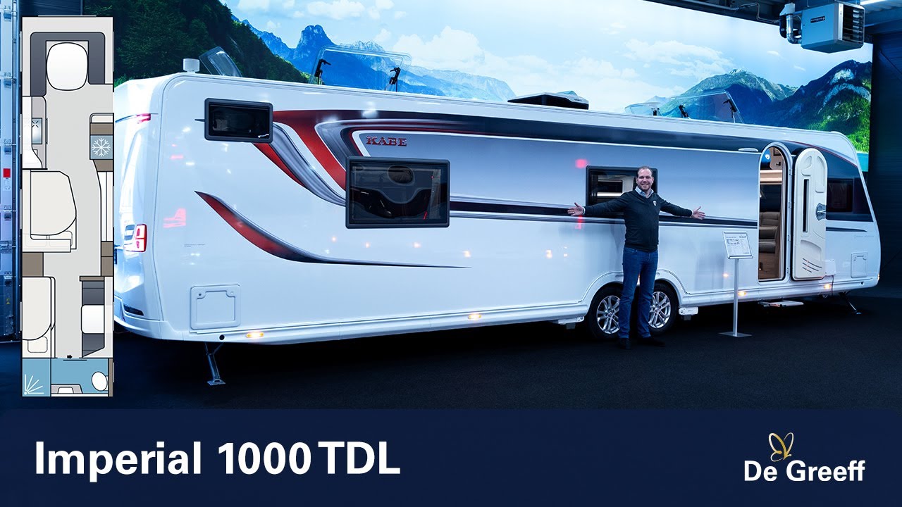 Grootste caravan van Europa is vernieuwd - KABE Imperial 1000 TDL E3/DU - De Greeff