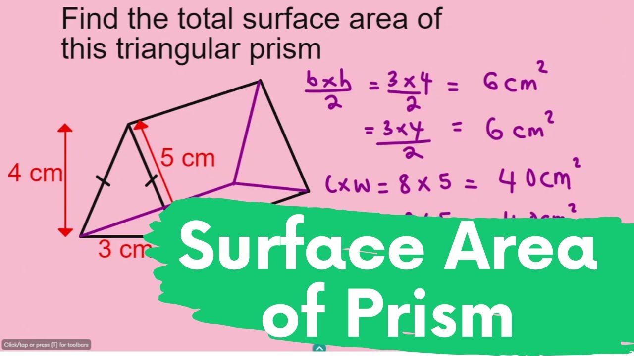 Surface Area of Triangular Prism
