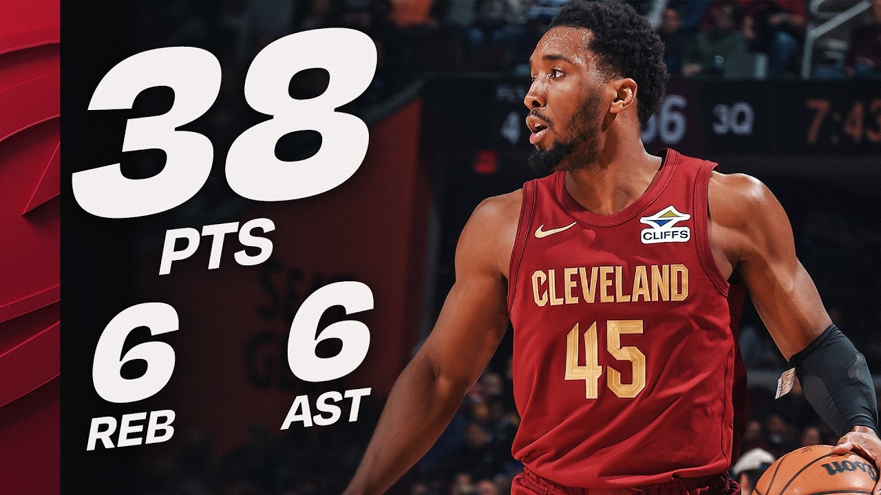 Донован Митчелл выкладывается на полную и набирает 38 очков в победном матче 🕷️ | 5 апреля 2026 г.