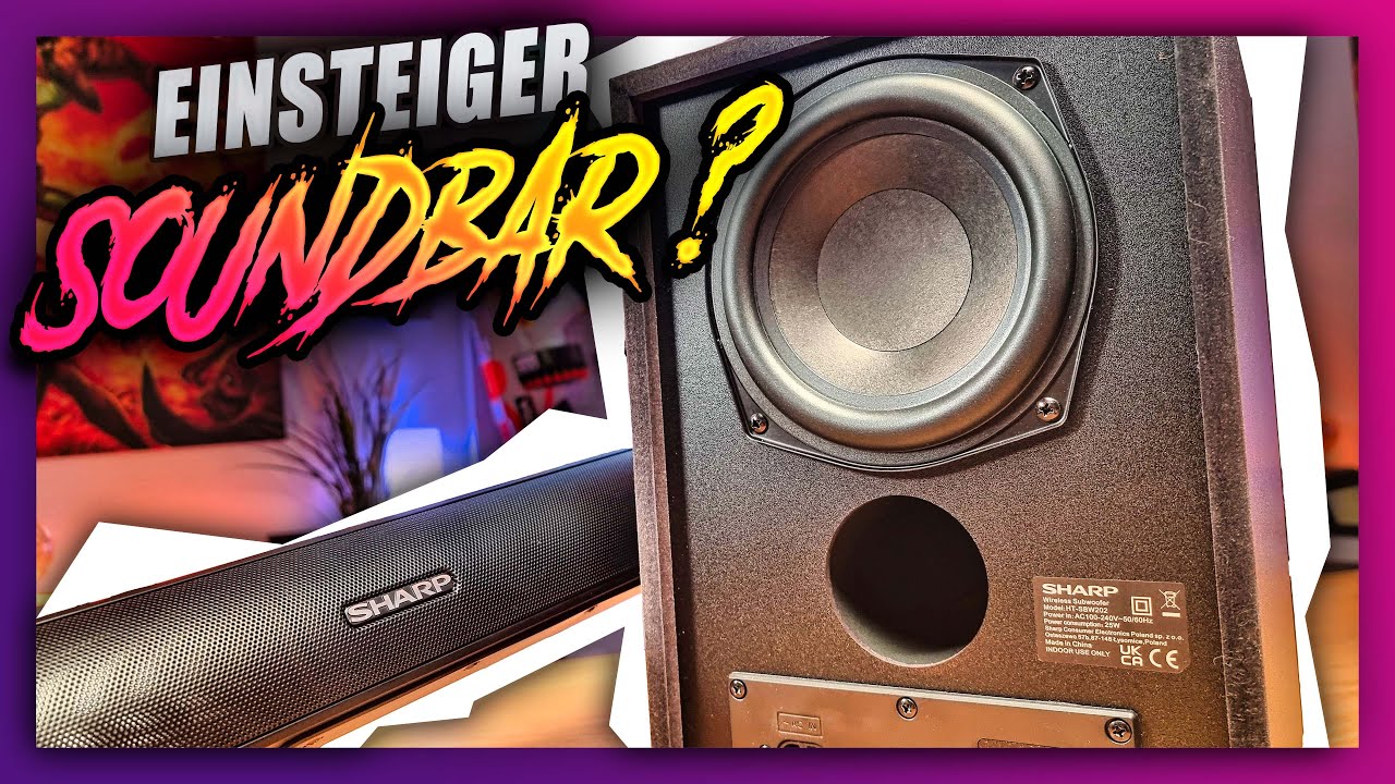Sharp HT-SBW202 - Was taugt eine günstige, kabellose 2.1 Soundbar?