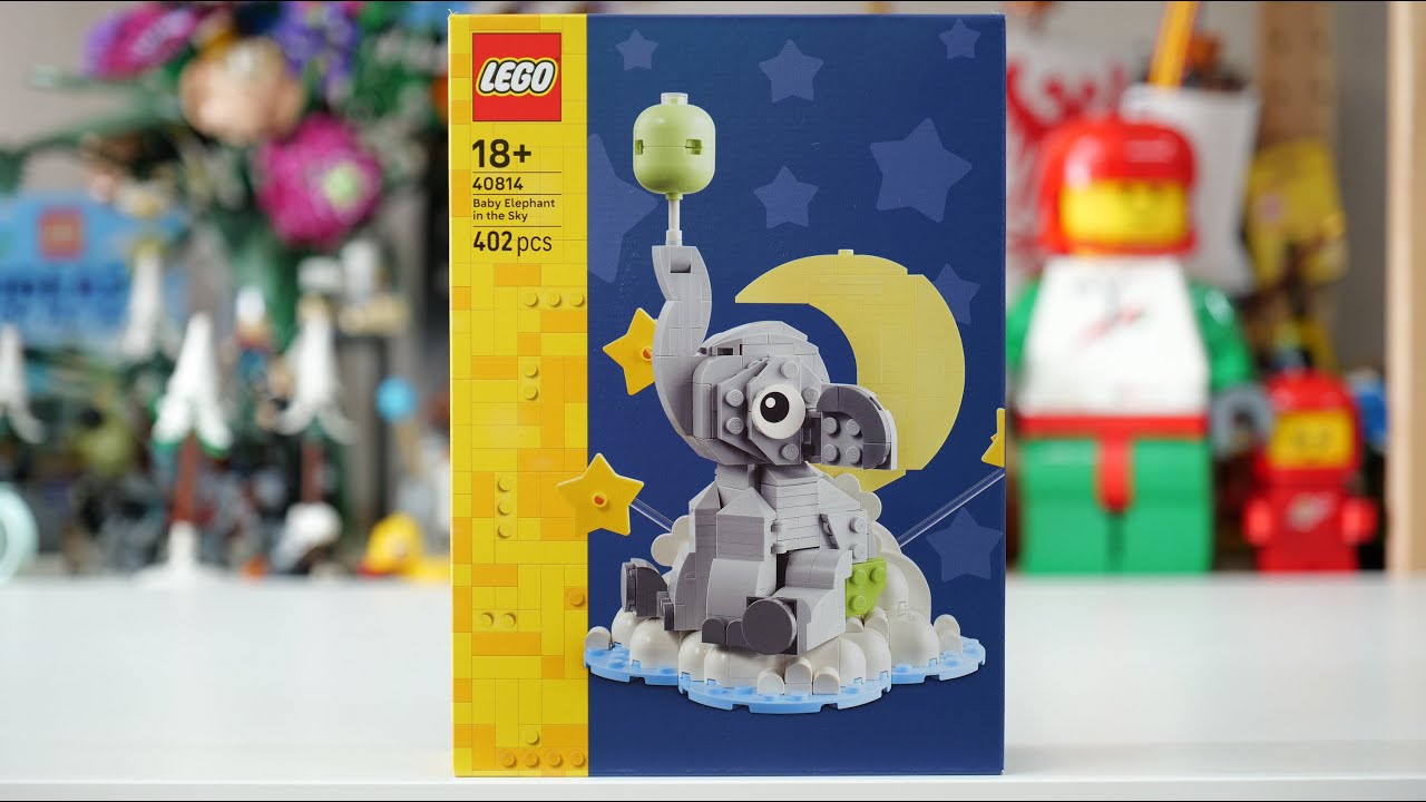 LEGO 40814 Baby Elephant in the Sky Speed Build
