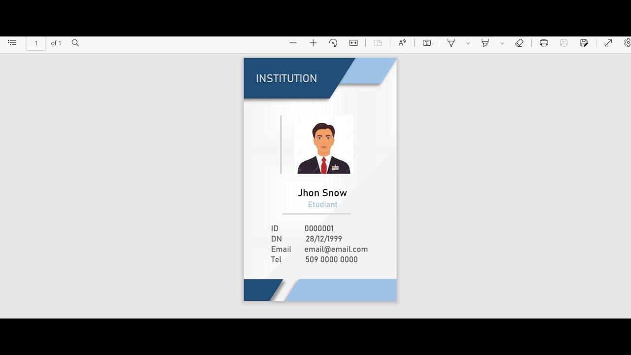 Comment créer un Badge | carte d'identité facilement avec Microsoft word office ?