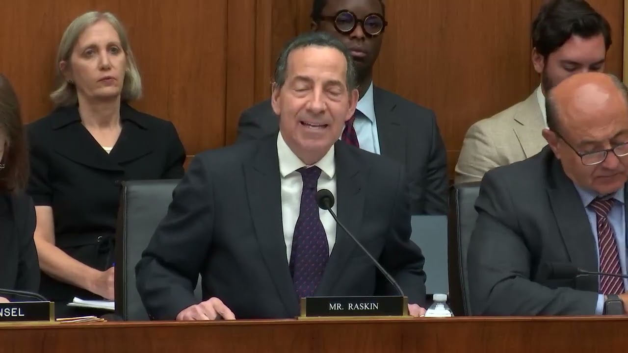 Ranking Member Jamie Raskin delivers opening remarks
