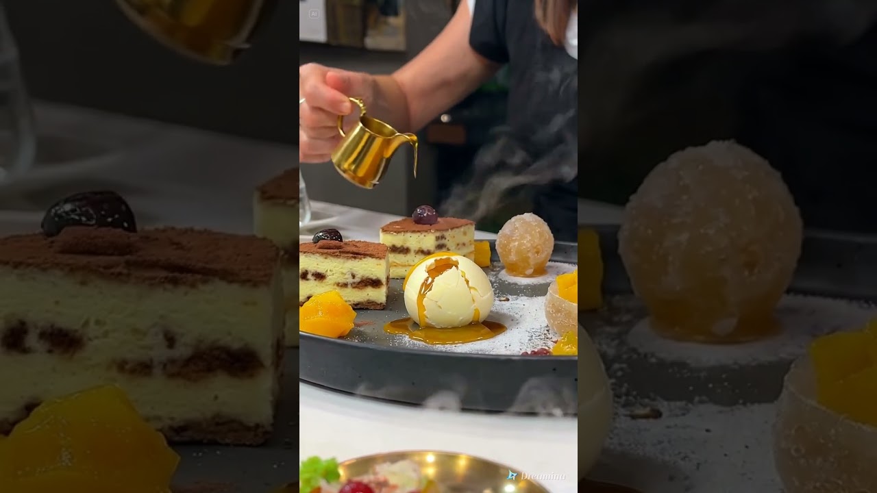 The Art of Experiential Desserts: A Tasting Flight #ExperientialDining #DessertArt #FineDining