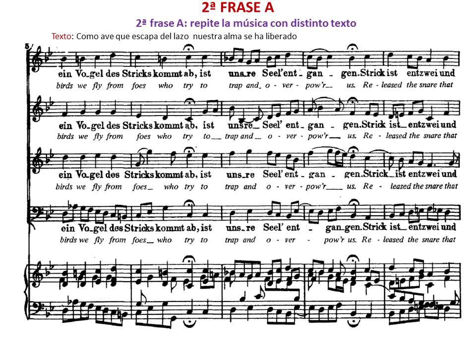 J.S.Bach.Cantata BWV 14. Coral.Partitura. An&aacute;lisis Musical. Cadencias, Tonalidades y Secciones.