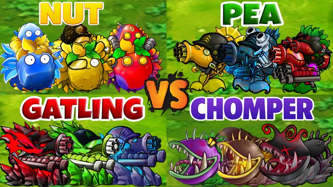 PVZ 1 Fusion 2.4 Challenge!! 13 Team Plants Fusion VS Family Gargantuar - Who will win?