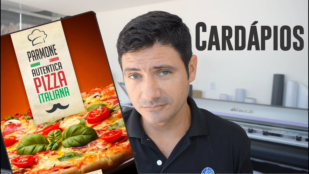 Produzindo Cardápio em impressora Jato de tinta #tutorialcardápio #gráficarápida