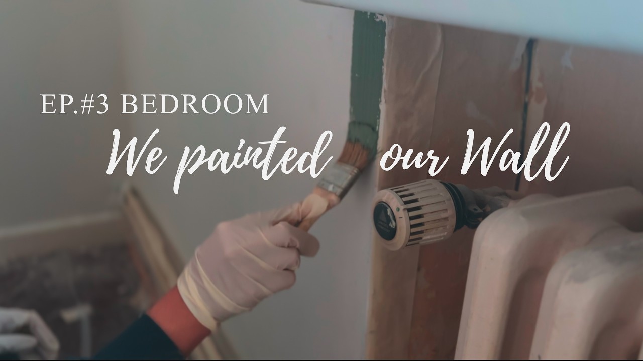 Episode 3| Bedroom. We painted our Wall | ASMR