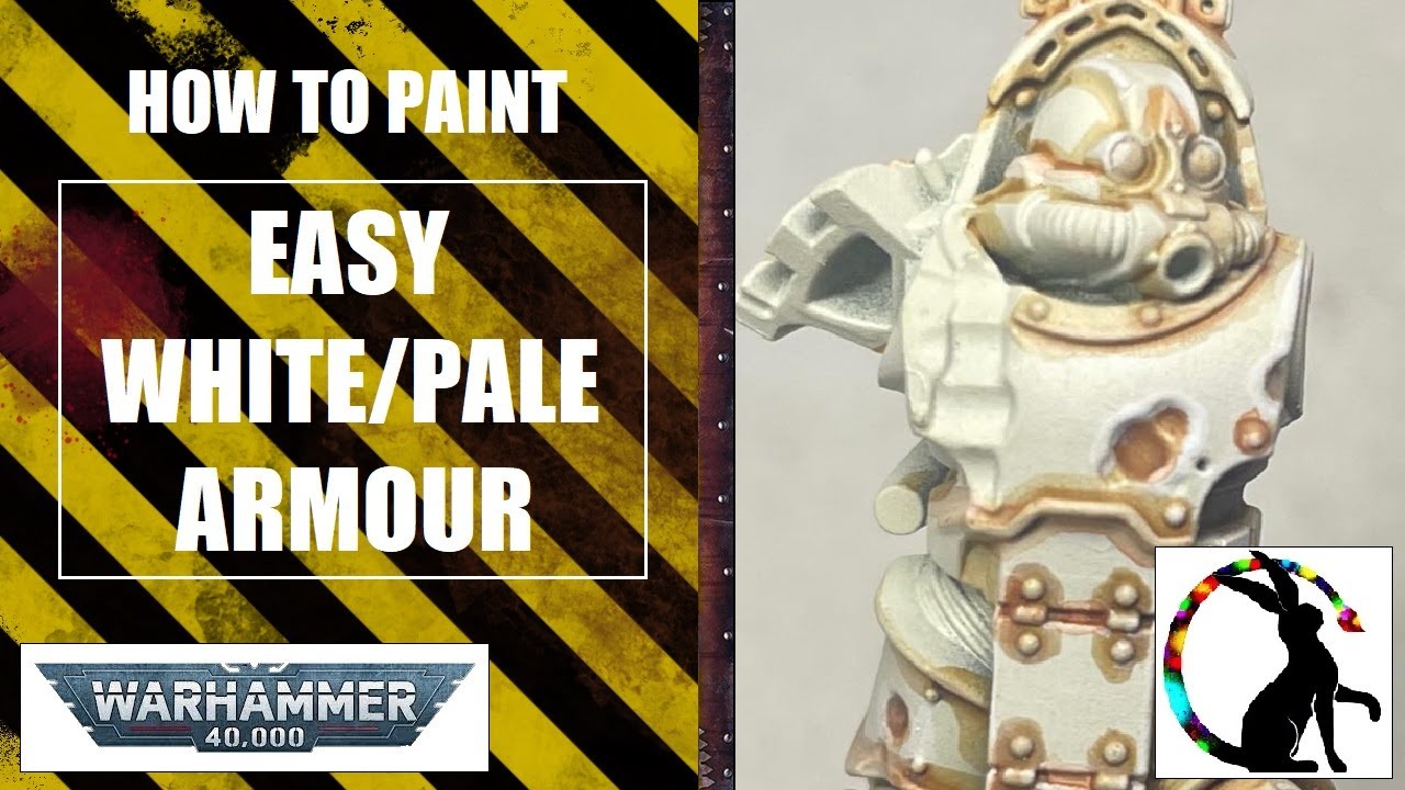 How to Paint Pale/White Death Guard Armour for WARHAMMER 40K