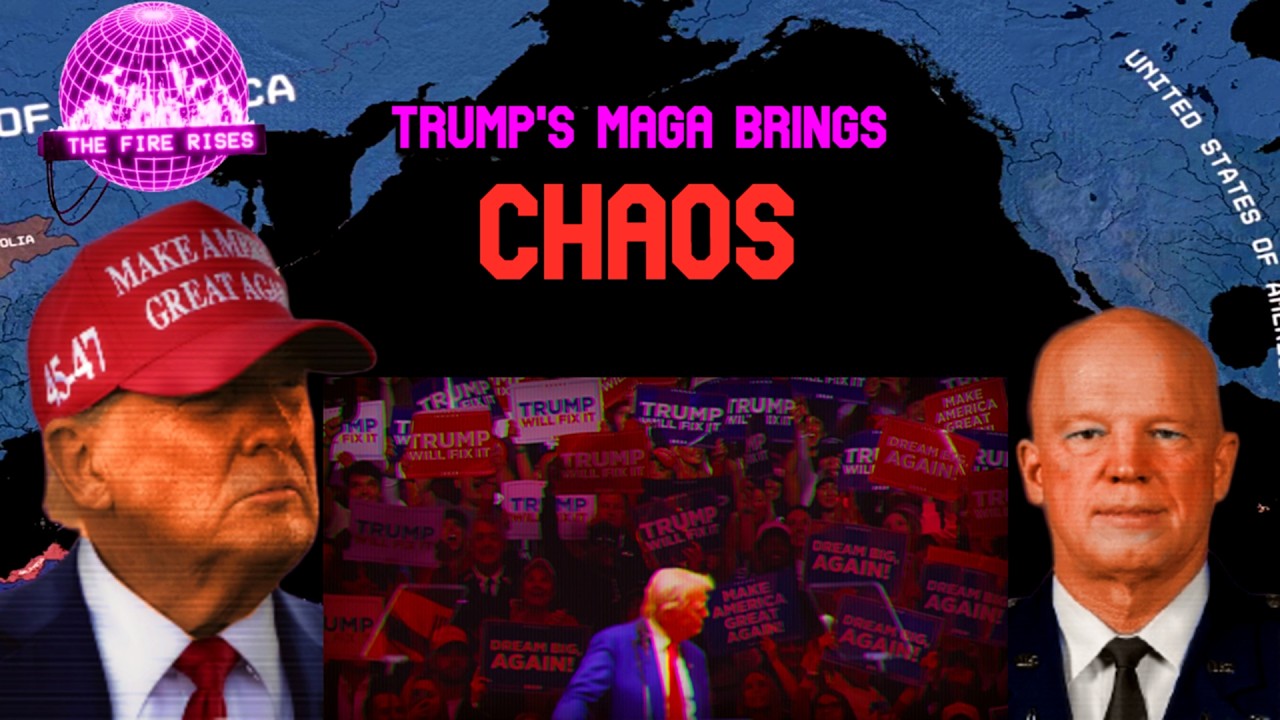 Trump's MAGA Brings Chaos - Hearts Of Iron 4: The Fire Rises Player Timelapse