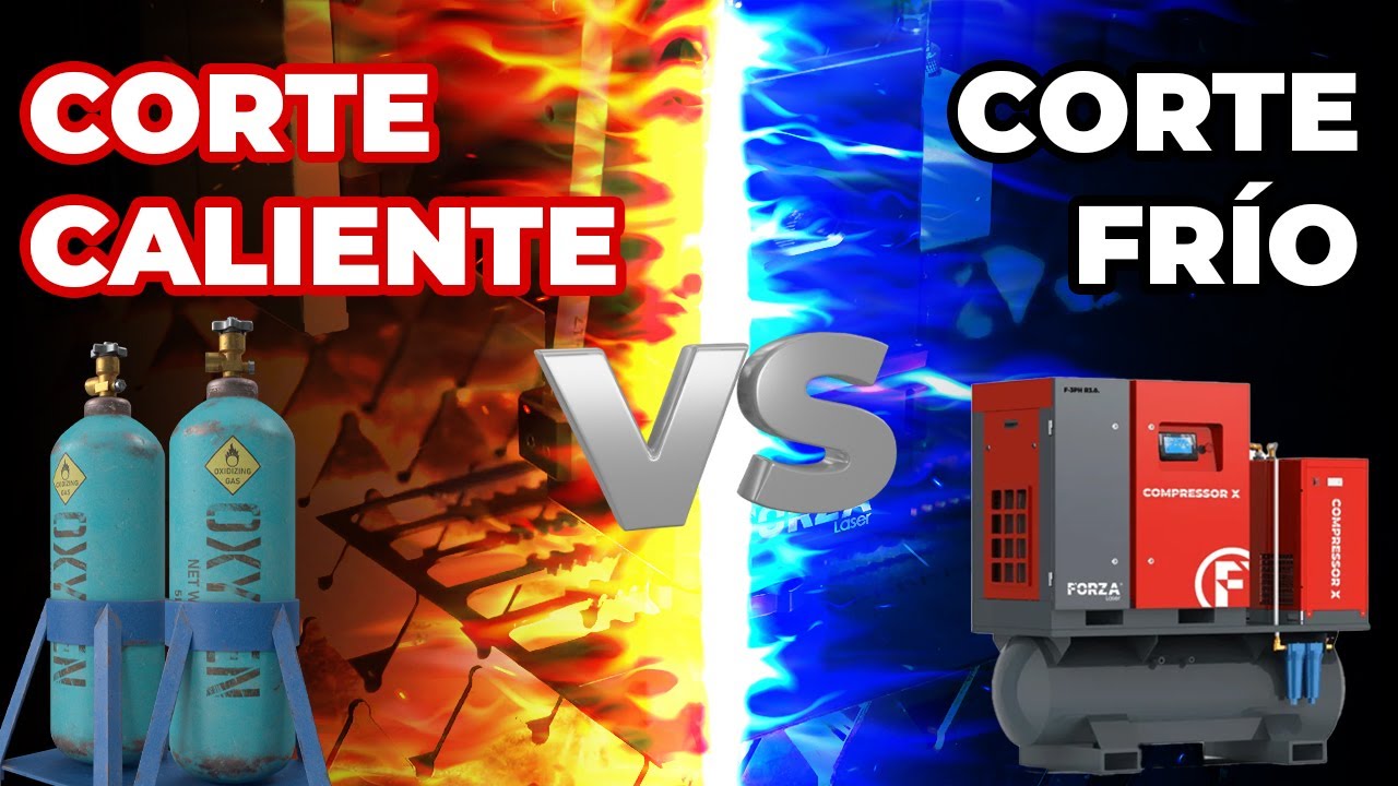Aire comprimido vs Oxígeno para cortar metales con fibra láser
