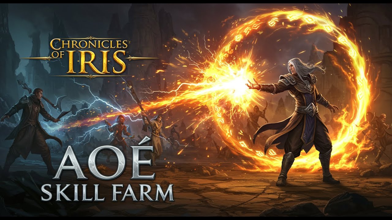 AOE SKILL FARM | NEW SKILL | CHRONICLES OF IRIS | chroniclesofiris.com