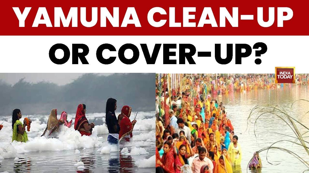 Delhi Gasps, Yamuna 'Clean': AAP-BJP War Over Chhath Puja And Toxic Air | India Today